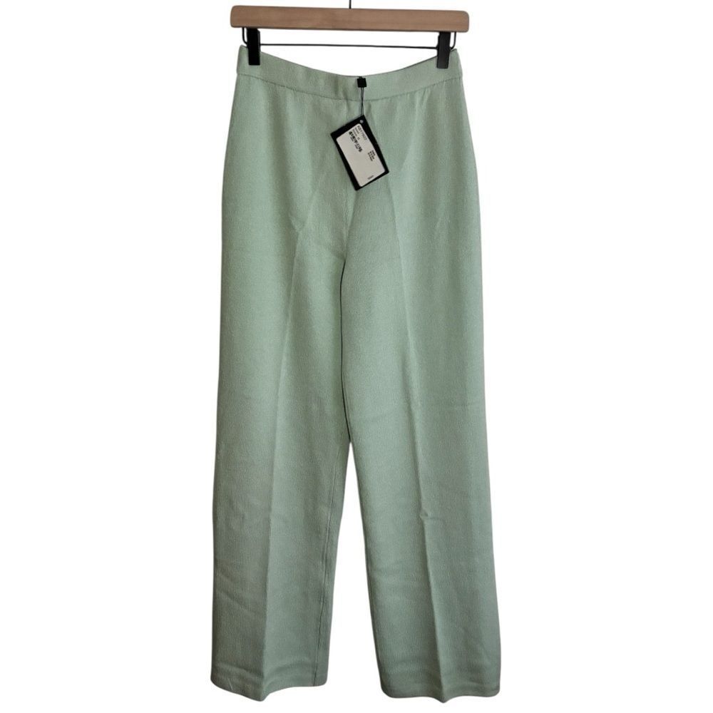 St John Collection Wool Wide Leg Pants NWT Size 8